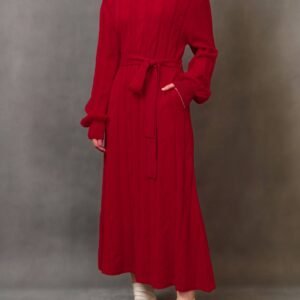 Ruby Confidence Dress – Classic Red